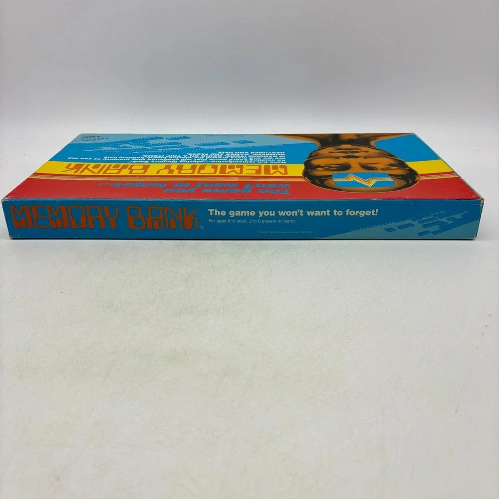 VINTAGE Memory Bank Game COMPLETE James A Fisher 1985 Challenges Family